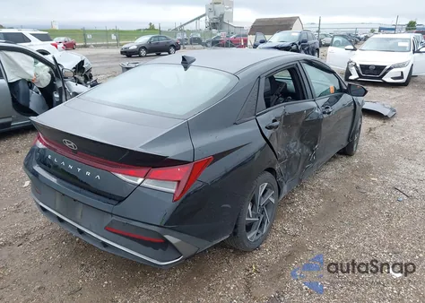 2025 Hyundai Elantra Sel Sport from USA, damaged, VIN KMHLM4DG1SU908125